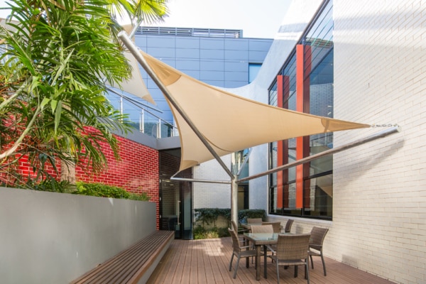 Greenline shade at Melanoma Institute Australia