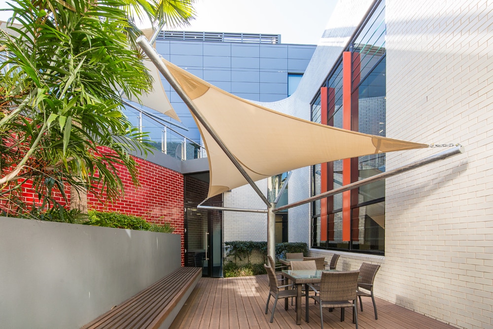 Greenline shade at Melanoma Institute Australia
